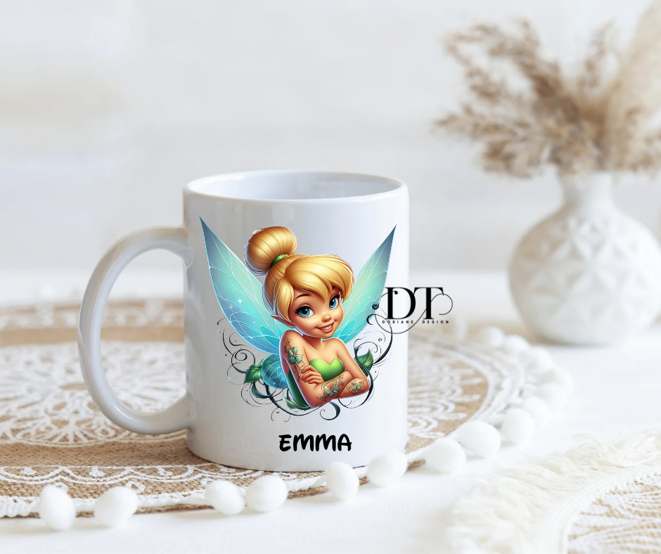 Mug personnalisé fée clochette