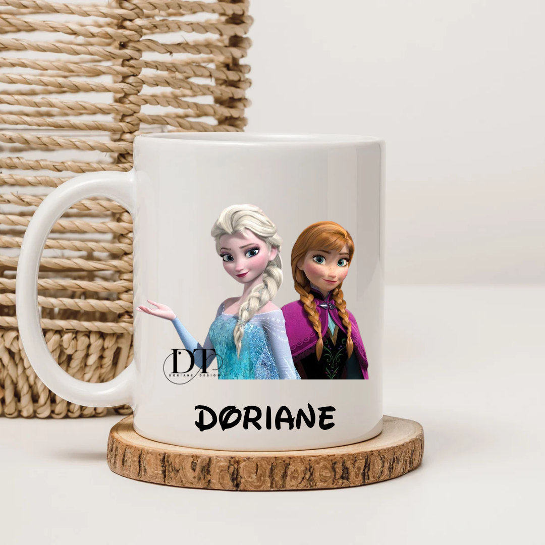 Mug personnalisé Reine des neiges