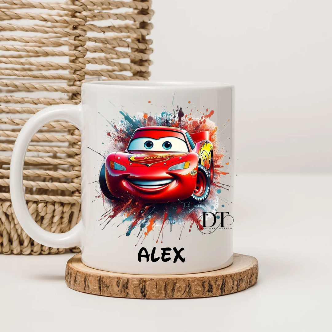 Mug personnalisé Cars voiture