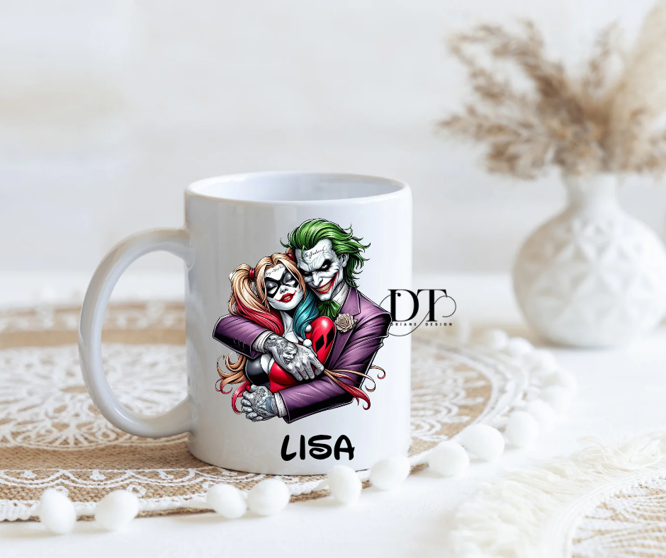 Mug personnalisé Joker Harley quinn