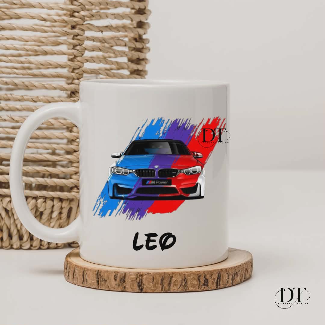 Mug personnalisé BMW , mug voiture