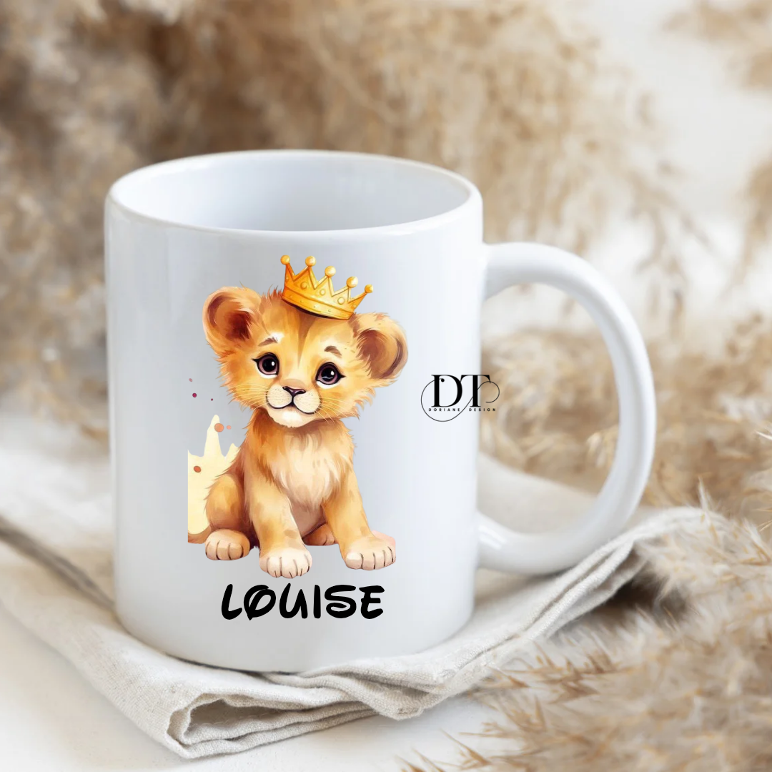 Mug personnalisé Lionceau
