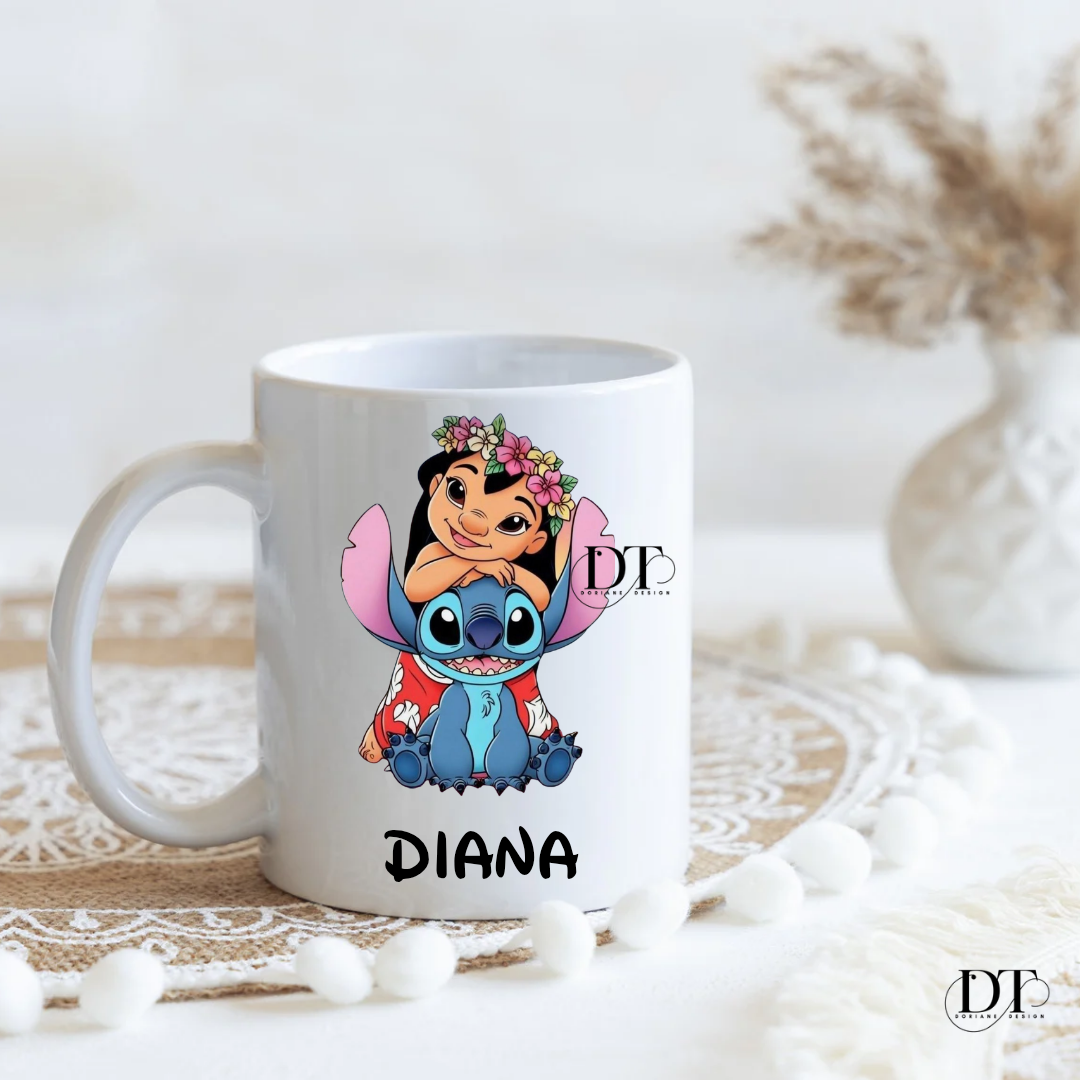 Mug personnalisé Lilo & stitch