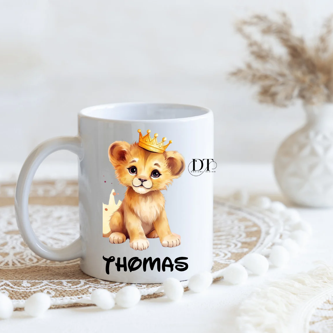 Mug personnalisé Lionceau