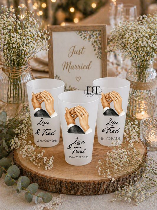 Gobelet ecocup personnalisé gobelet mariage personnalisable gobelet cadeau invité mariage , baptême anniversaire