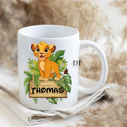 Mug personnalisé Roi lion simba