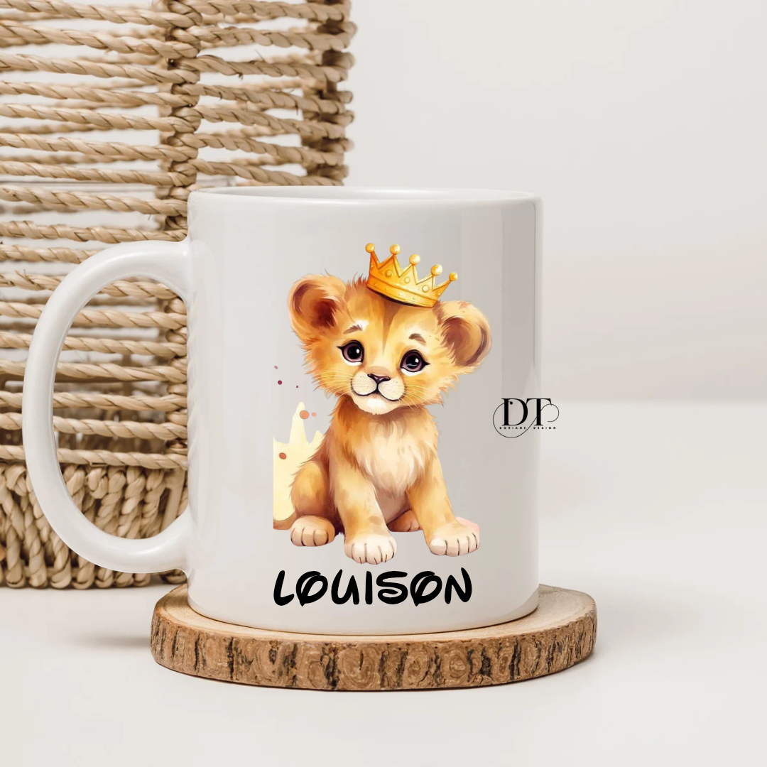Mug personnalisé Lionceau