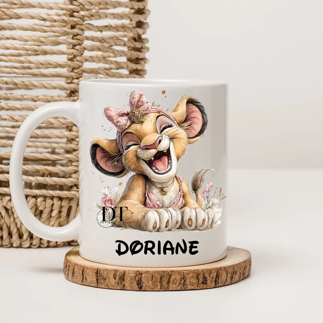 Mug personnalisé Bébé Lionne