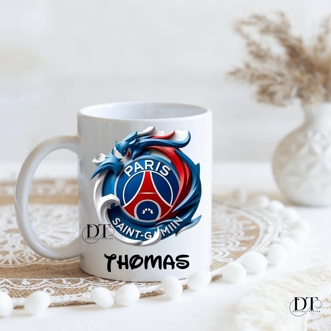 Mug personnalisé PSG