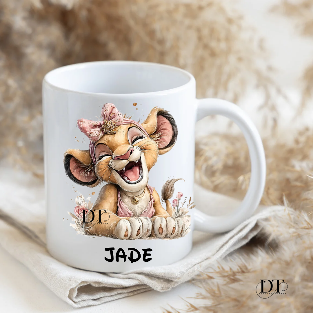 Mug personnalisé Bébé Lionne