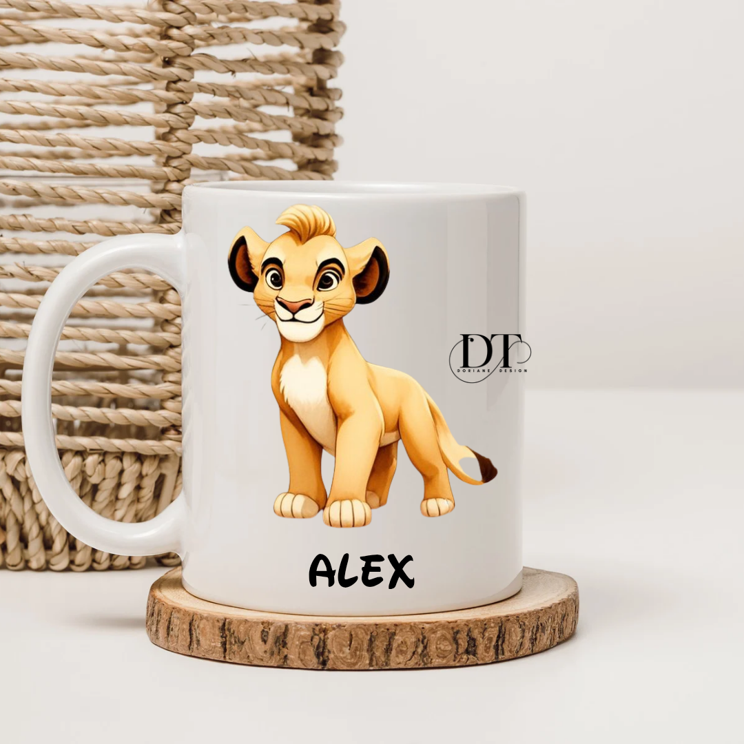Mug personnalisé Roi lion simba