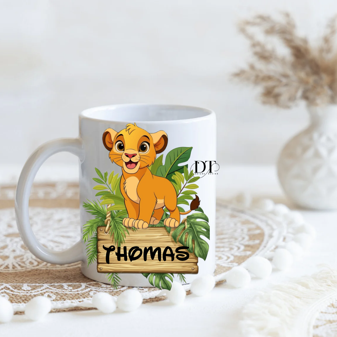 Mug personnalisé Roi lion simba