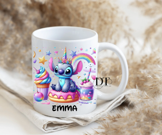 Mug personnalisé Anniversaire Stitch