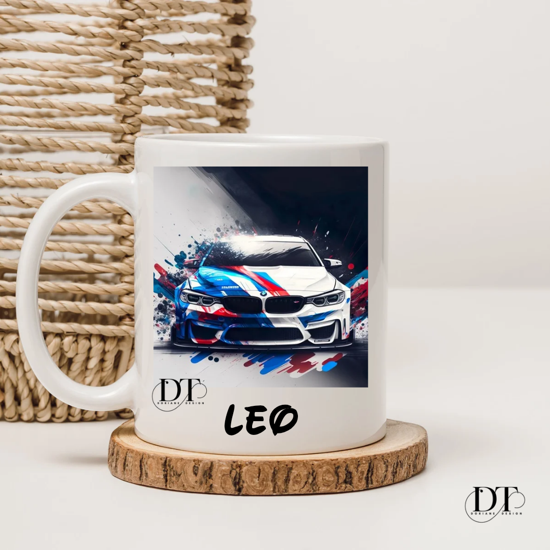Mug personnalisé voiture BMW