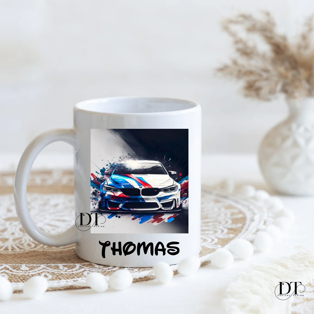 Mug personnalisé voiture BMW
