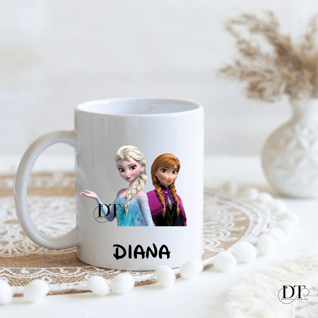 Mug personnalisé Reine des neiges
