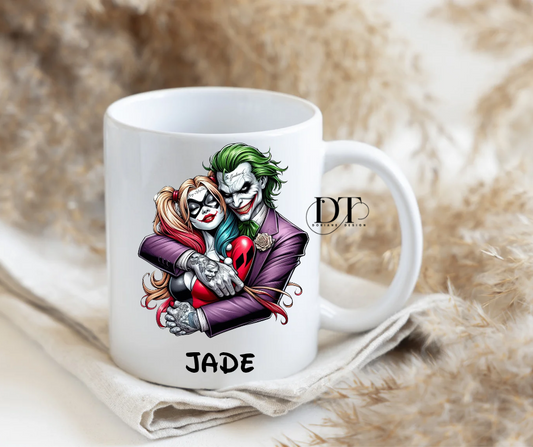 Mug personnalisé Joker Harley quinn