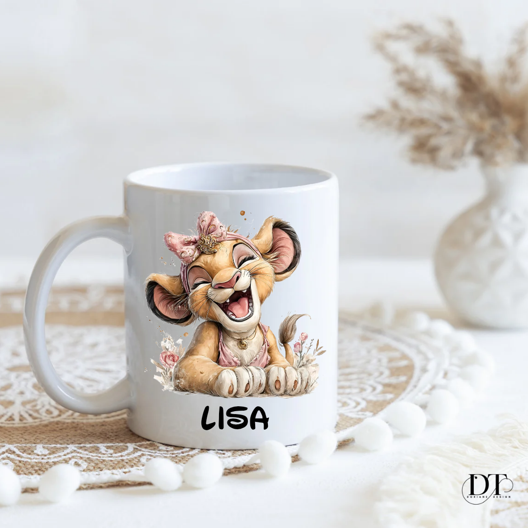 Mug personnalisé Bébé Lionne