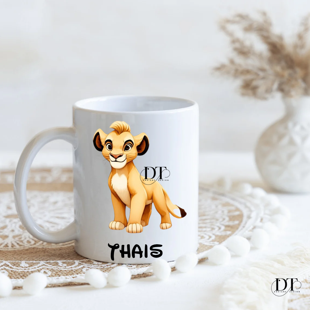 Mug personnalisé Roi lion simba